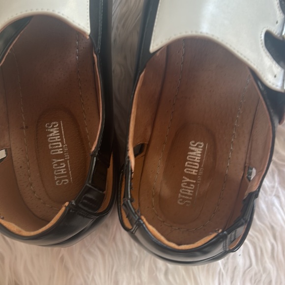 Stacy Adams Calleo blk & white Like New - Picture 6 of 12